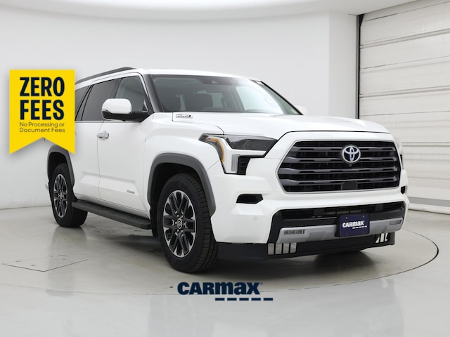 White 2023 Toyota Sequoia SUV / Crossover Four-Wheel Drive Automatic