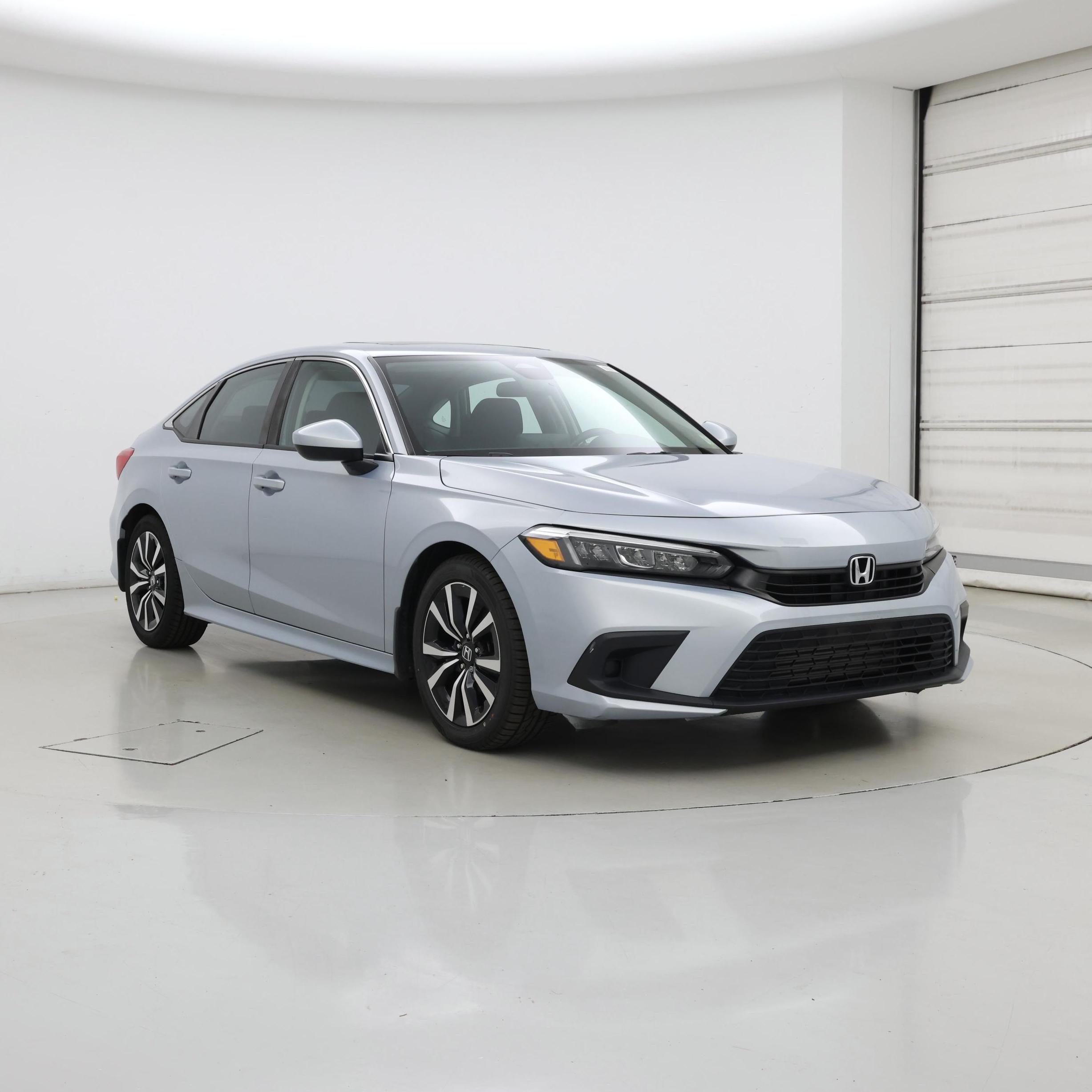 Blue 2022 Honda Civic Sedan Front-Wheel Drive Automatic