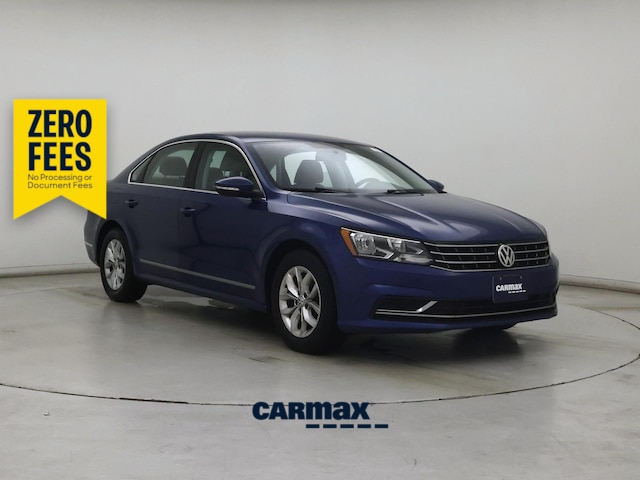 Blue 2017 Volkswagen Passat Sedan Front-Wheel Drive Automatic