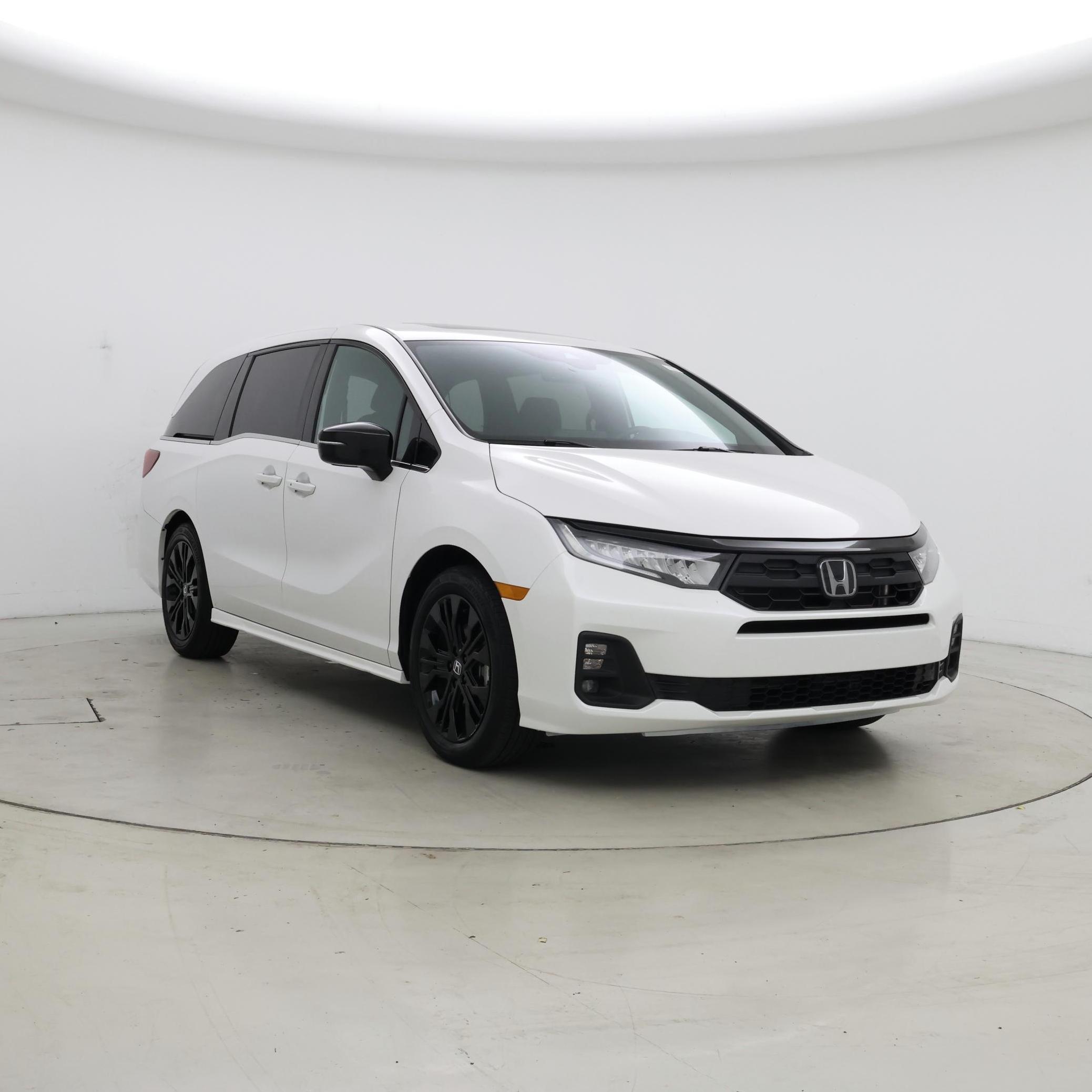 White 2025 Honda Odyssey Sport-L FWD Minivan Front-Wheel Drive Automatic