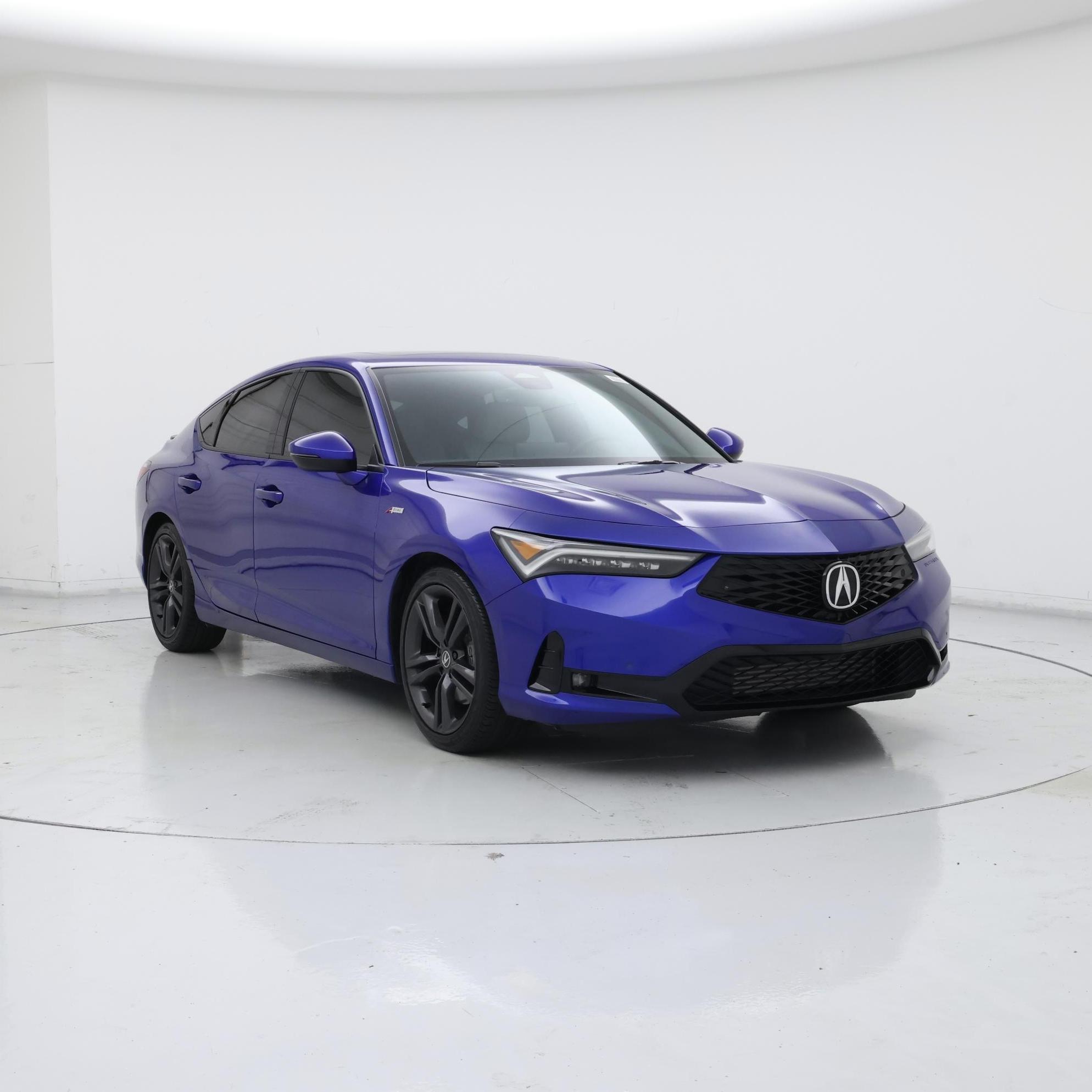 Blue 2025 Acura Integra FWD with Technology and A-SPEC Package Sedan Front-Wheel Drive Automatic