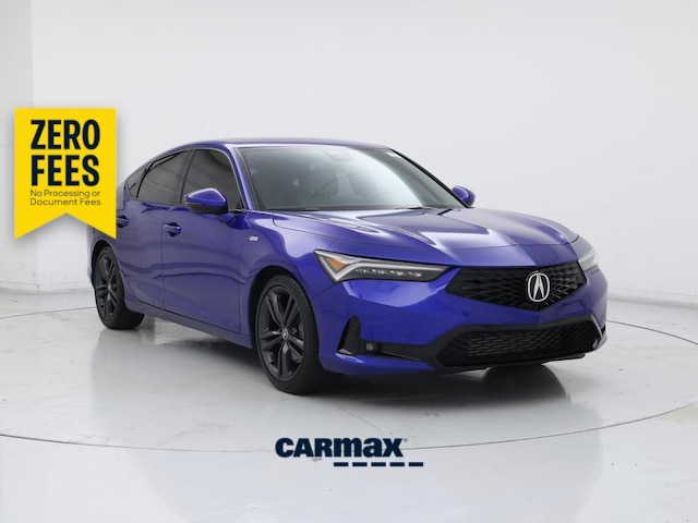 Blue 2025 Acura Integra FWD with Technology and A-SPEC Package Sedan Front-Wheel Drive Automatic