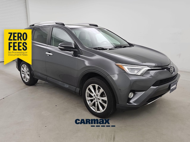 Gray 2018 Toyota RAV4 Limited AWD SUV / Crossover All-Wheel Drive Automatic