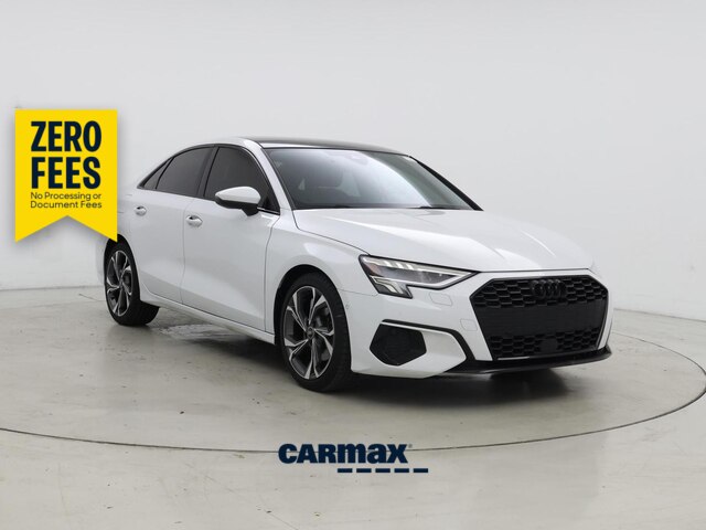 White 2023 Audi A3 40 TFSI Premium FWD Sedan Front-Wheel Drive Automatic