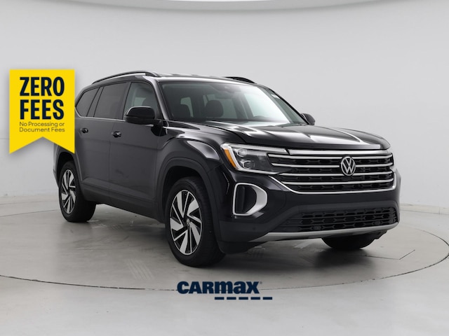 Black 2025 Volkswagen Atlas SE 4Motion with Technology SUV / Crossover All-Wheel Drive Automatic