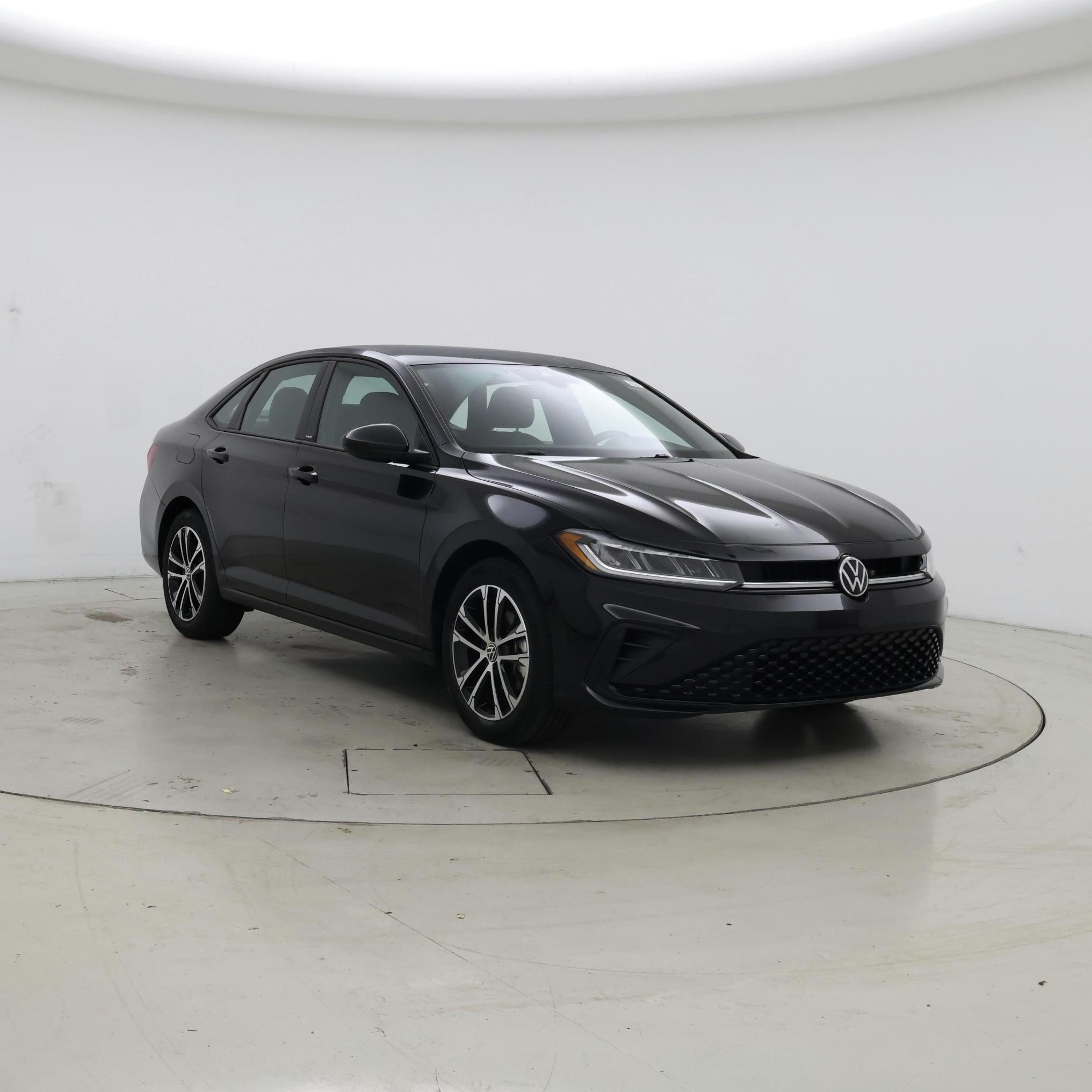 Black 2025 Volkswagen Jetta Sedan Front-Wheel Drive Automatic