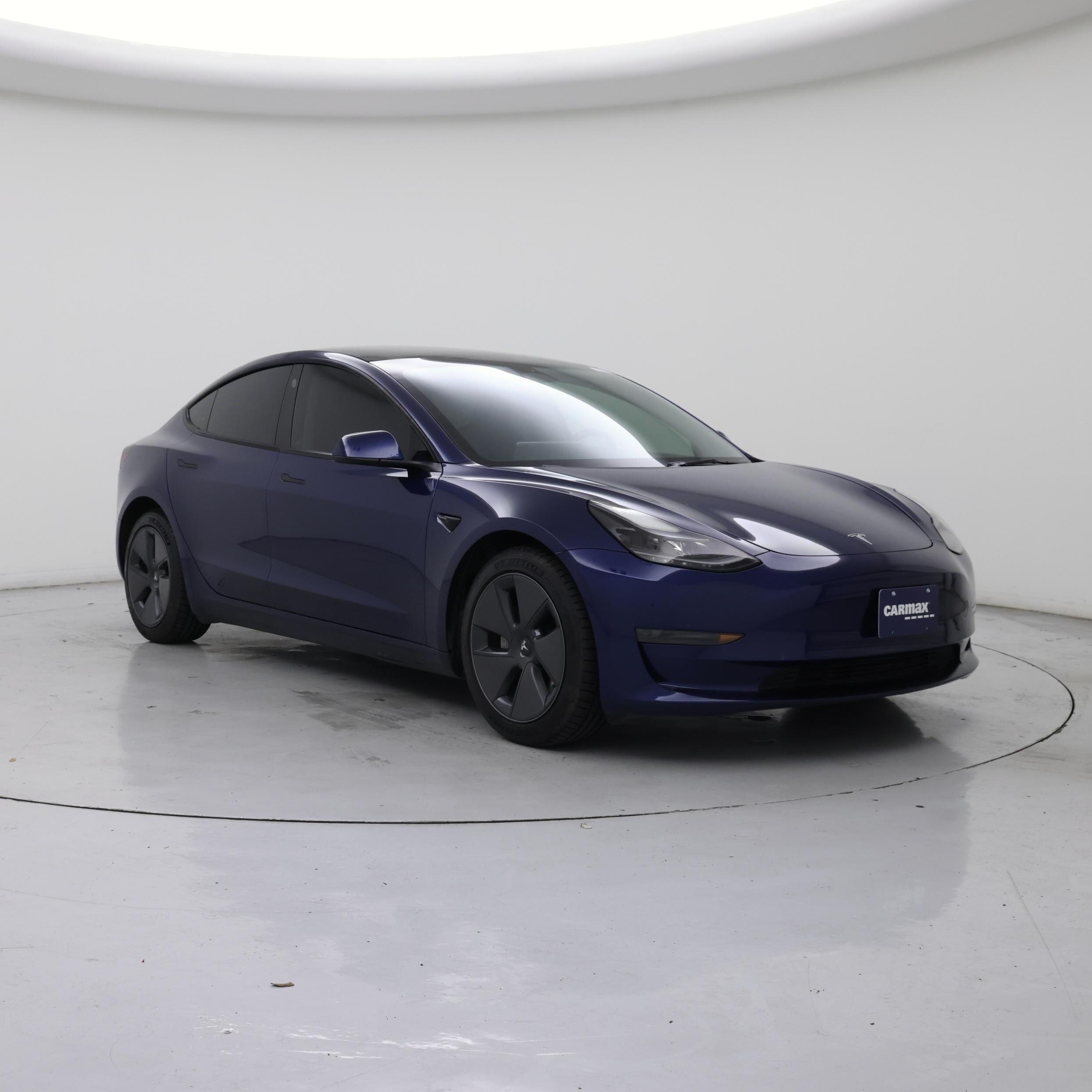 Blue 2023 Tesla Model 3 Sedan Rear-Wheel Drive Automatic