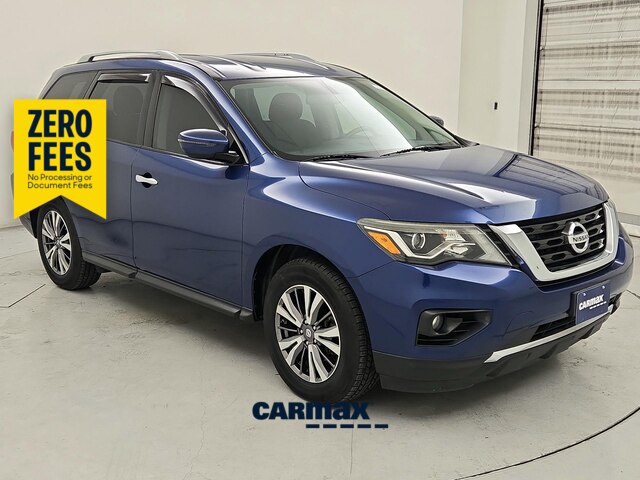 Blue 2018 Nissan Pathfinder SUV / Crossover Front-Wheel Drive Automatic