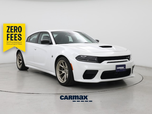 White 2023 Dodge Charger Scat Pack Widebody RWD Sedan Rear-Wheel Drive Automatic