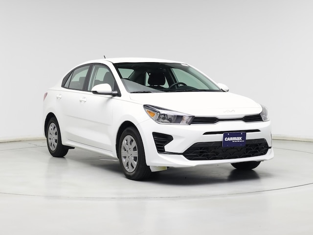 White 2023 Kia Rio S FWD Sedan Front-Wheel Drive Automatic