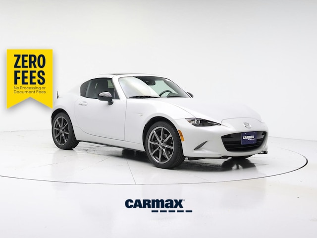 Gray 2017 Mazda MX-5 Miata RF Grand Touring RWD Convertible Rear-Wheel Drive Manual