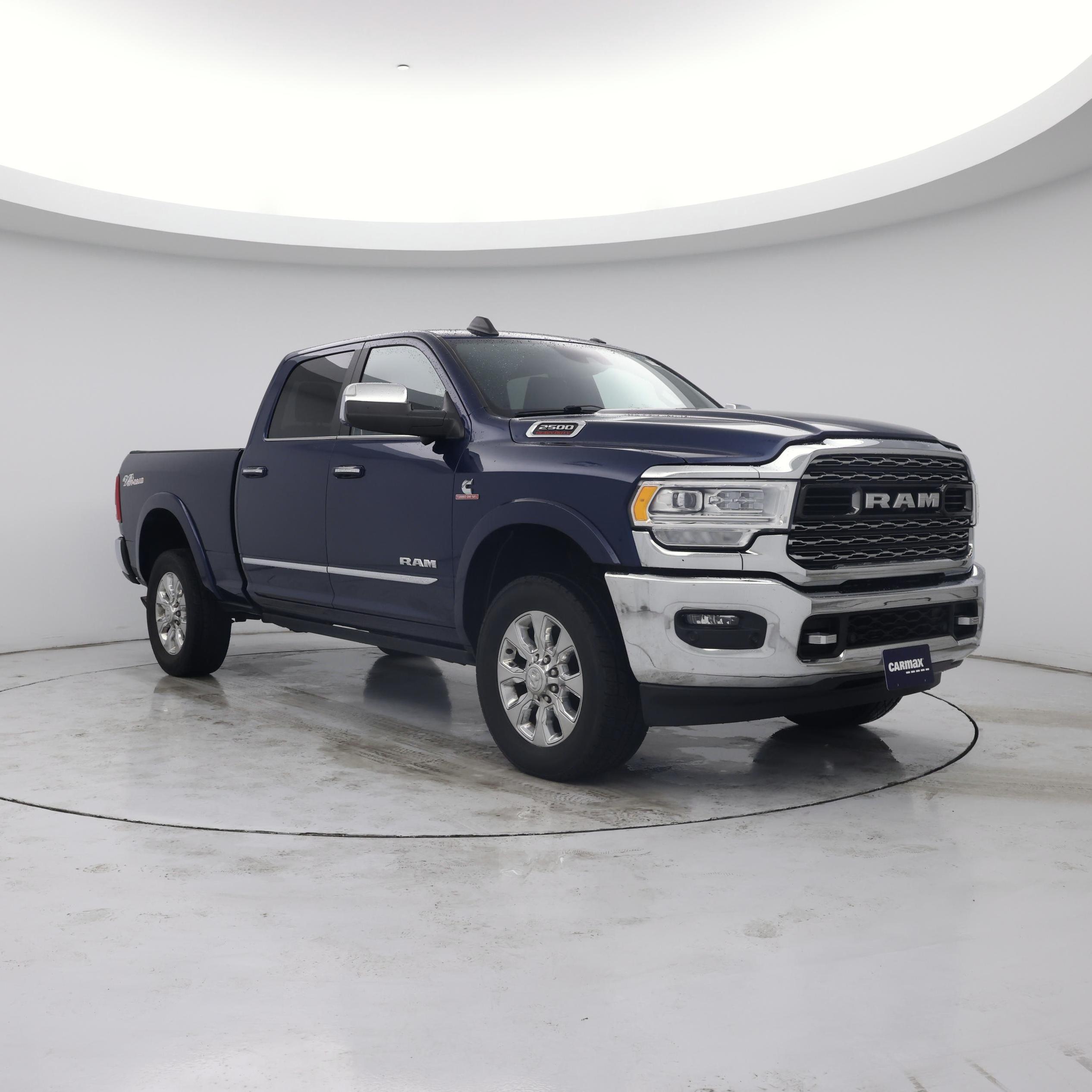Blue 2020 RAM 2500 Pickup Truck Four-Wheel Drive Automatic