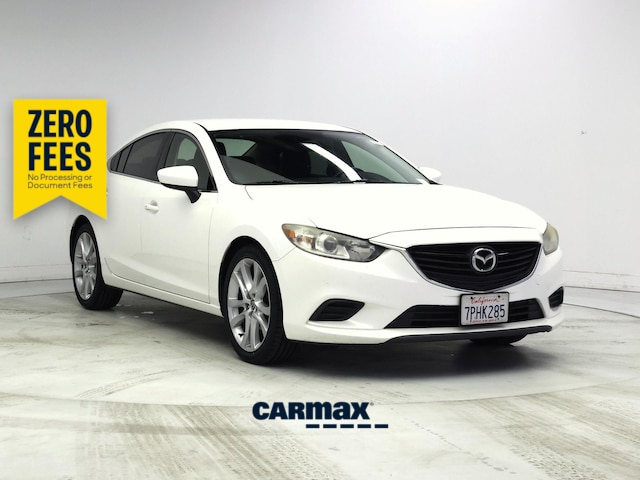 White 2015 Mazda MAZDA6 Sedan Front-Wheel Drive Manual