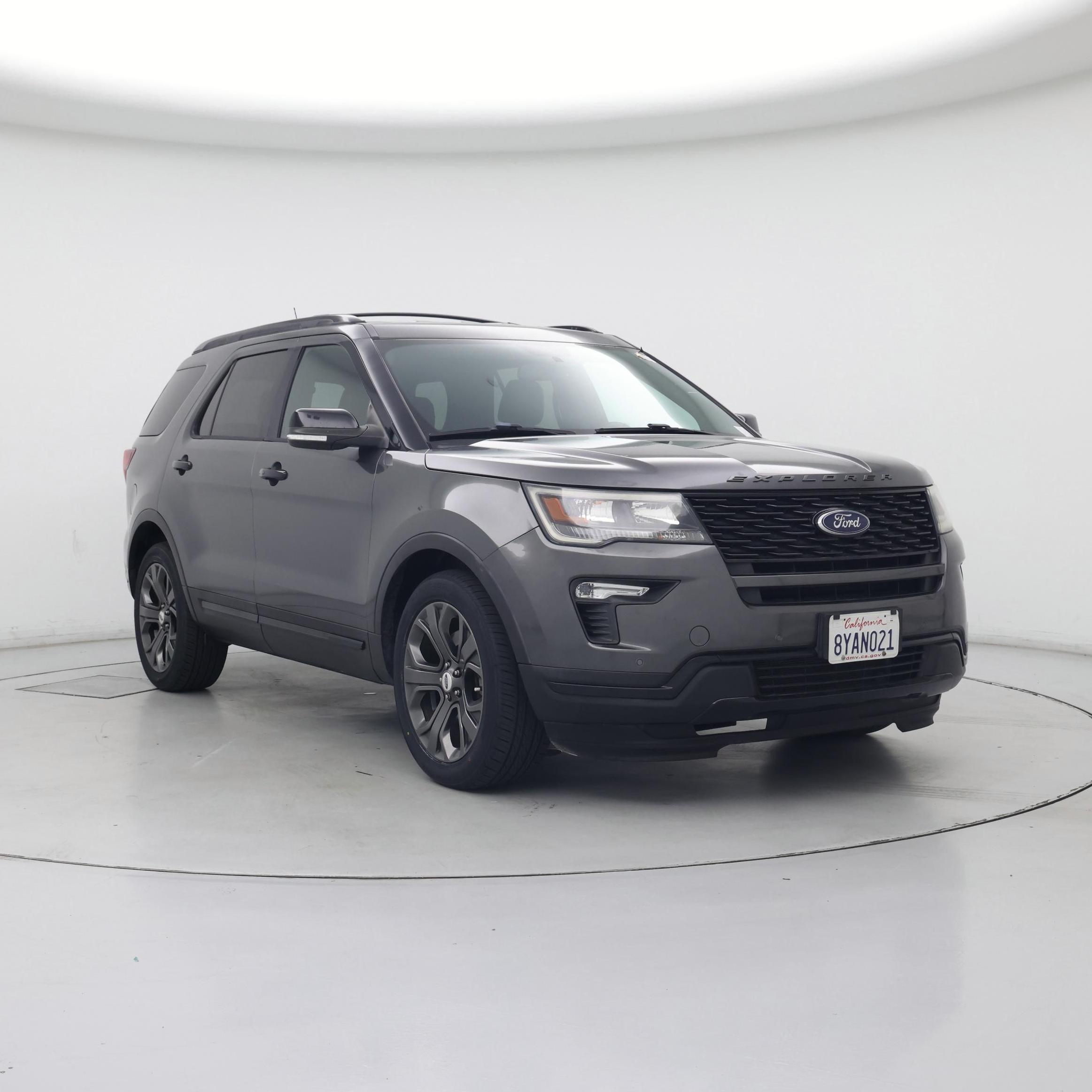 Gray 2018 Ford Explorer Sport AWD SUV / Crossover All-Wheel Drive Automatic
