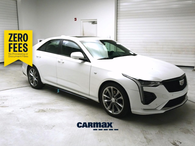 White 2025 Cadillac CT4 Sedan Rear-Wheel Drive Automatic