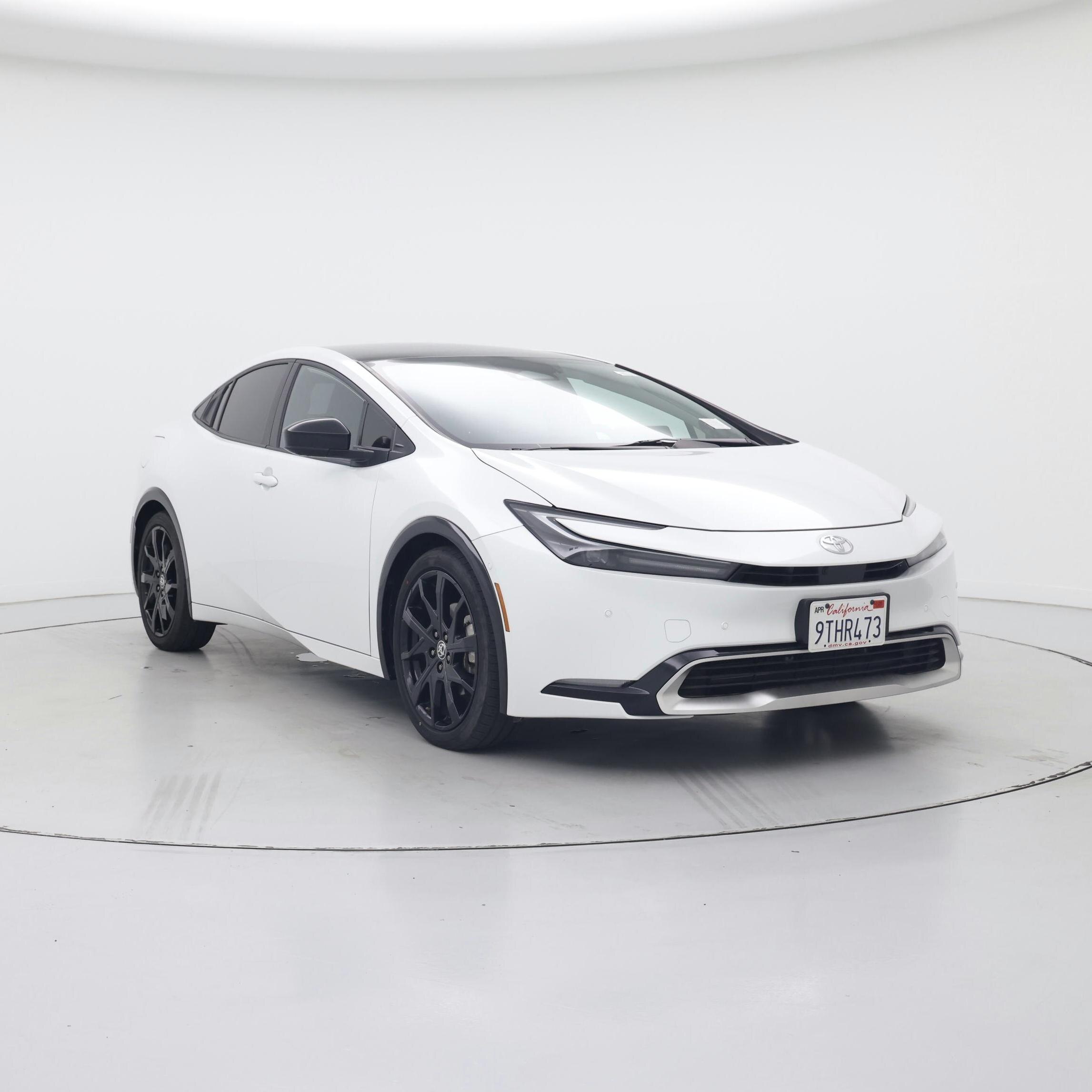 White 2024 Toyota Prius Prime Hatchback Front-Wheel Drive Automatic