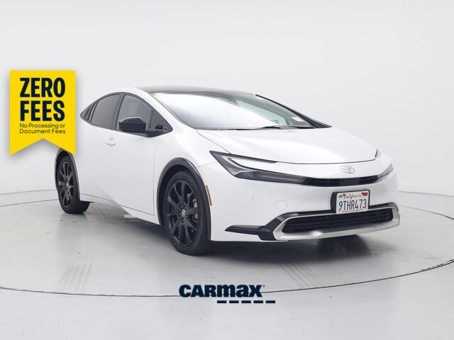 White 2024 Toyota Prius Prime Hatchback Front-Wheel Drive Automatic