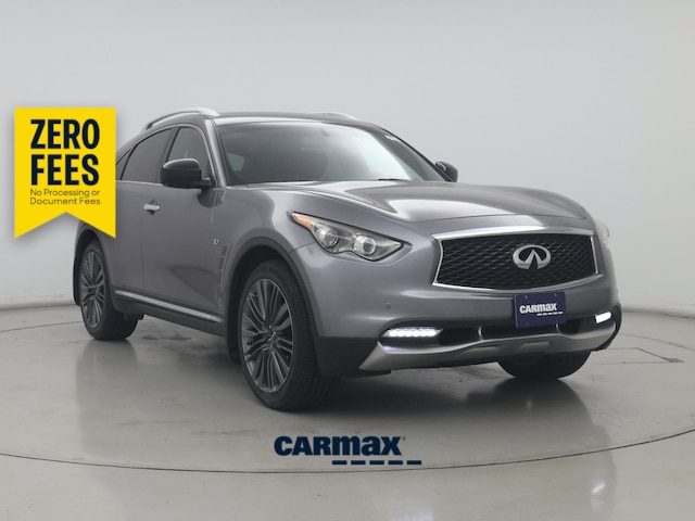 Gray 2017 INFINITI QX70 SUV / Crossover Rear-Wheel Drive Automatic