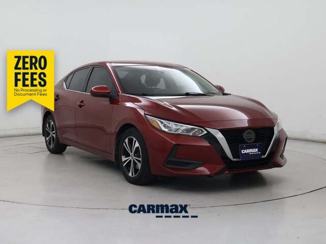 Red 2021 Nissan Sentra Sedan Front-Wheel Drive Automatic