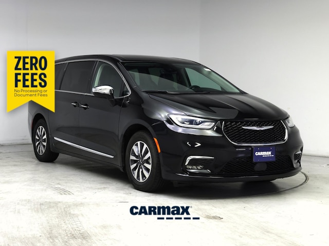 Black 2023 Chrysler Pacifica Hybrid Minivan Front-Wheel Drive Automatic