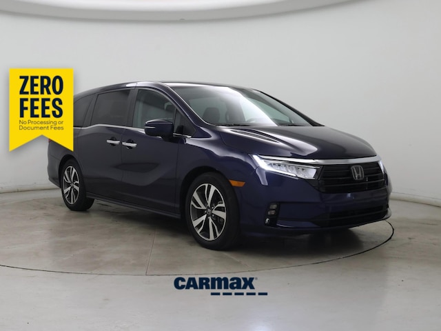 Blue 2023 Honda Odyssey Minivan Front-Wheel Drive Automatic