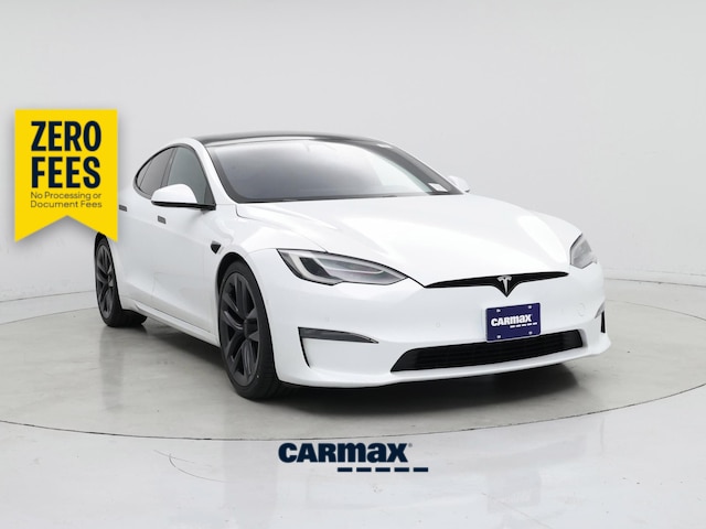 White 2022 Tesla Model S Sedan All-Wheel Drive Automatic