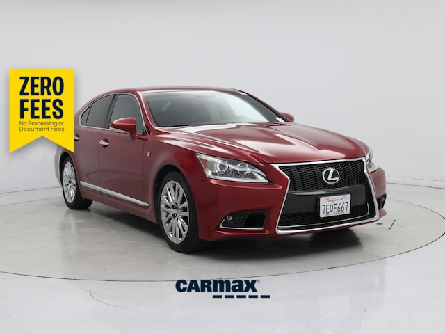 Red (Burgundy) 2014 Lexus LS 460 RWD Sedan Rear-Wheel Drive Automatic