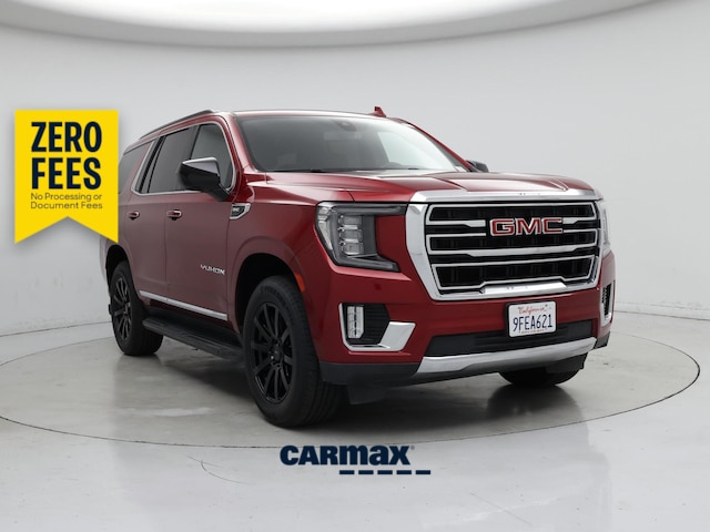Red 2021 GMC Yukon SLT 4WD SUV / Crossover Four-Wheel Drive Automatic