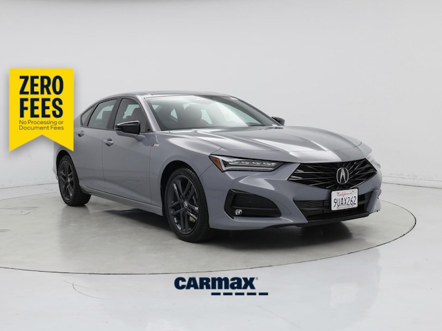 Gray 2025 Acura TLX SH-AWD with A-Spec Package Sedan All-Wheel Drive Automatic