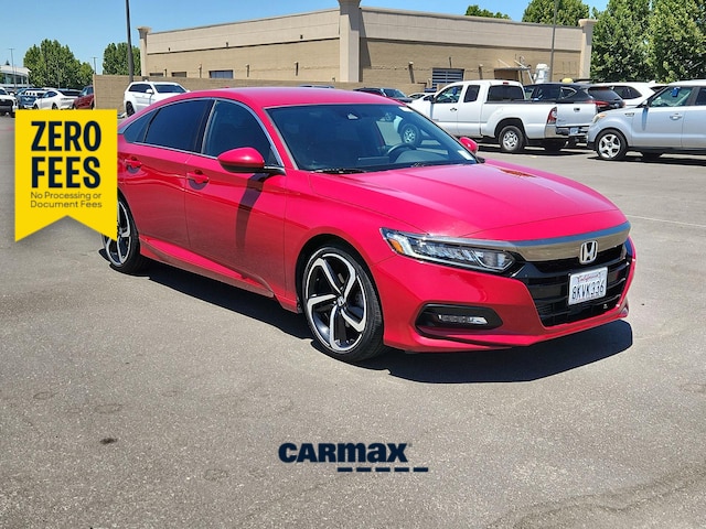 Red 2019 Honda Accord Sedan Front-Wheel Drive Automatic