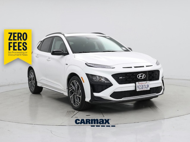 White 2023 Hyundai Kona SUV / Crossover All-Wheel Drive Automatic