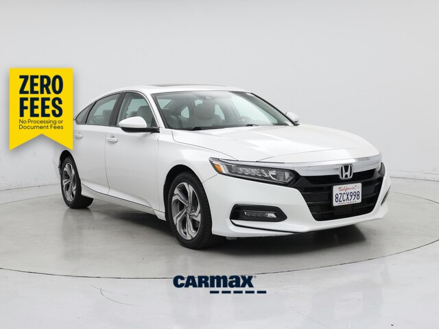 White 2018 Honda Accord Sedan Front-Wheel Drive Automatic