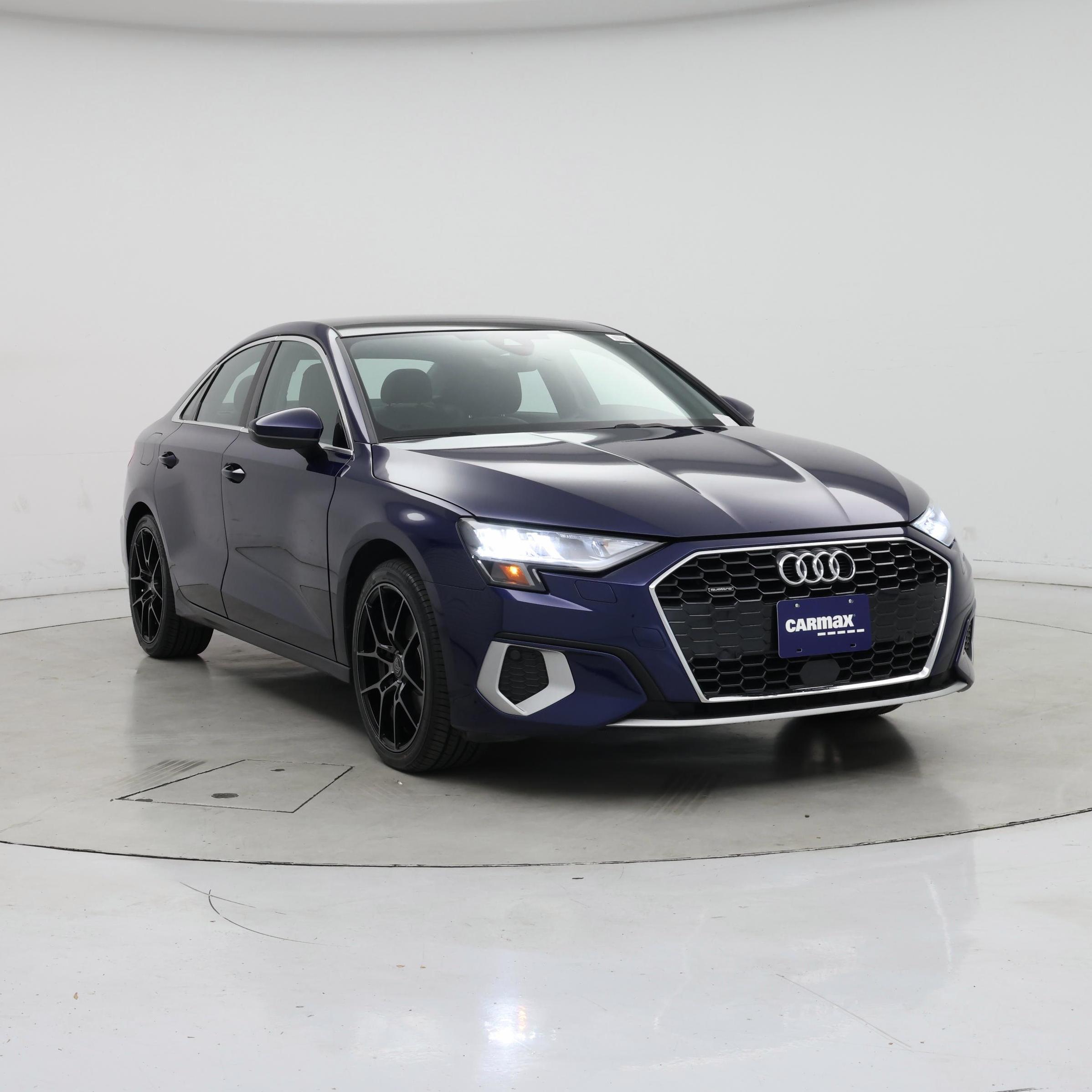 Blue 2022 Audi A3 Sedan All-Wheel Drive Automatic