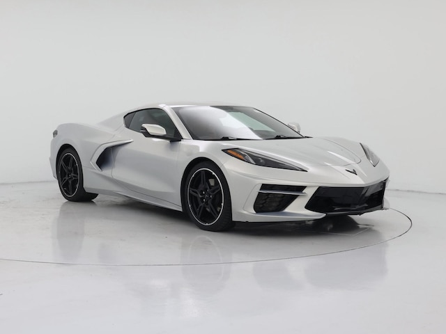 Silver 2021 Chevrolet Corvette Stingray 3LT Coupe RWD Coupe Rear-Wheel Drive Automatic