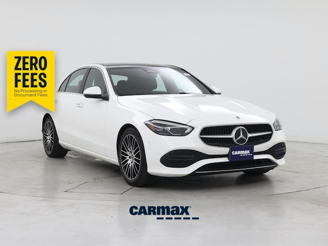 White 2025 Mercedes-Benz C-Class C 300 RWD Sedan Rear-Wheel Drive Automatic