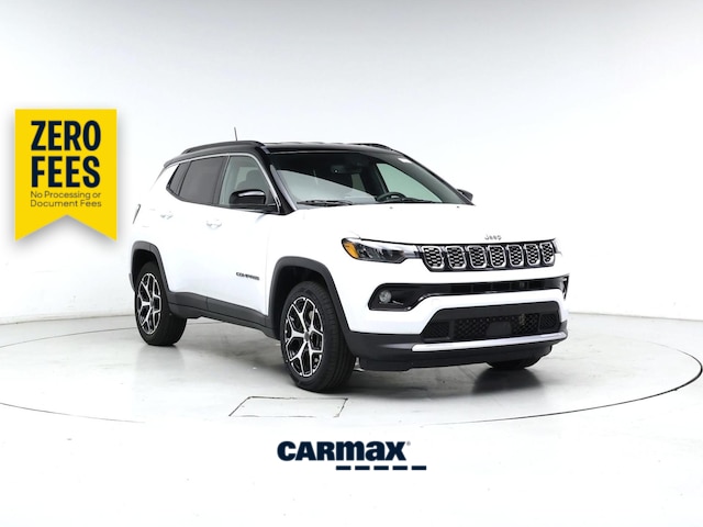 White 2025 Jeep Compass Limited 4WD SUV / Crossover Four-Wheel Drive Automatic