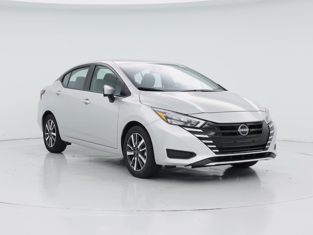 Silver 2025 Nissan Versa SV FWD Sedan Front-Wheel Drive Automatic
