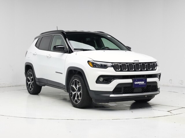 White 2025 Jeep Compass Limited 4WD SUV / Crossover Four-Wheel Drive Automatic