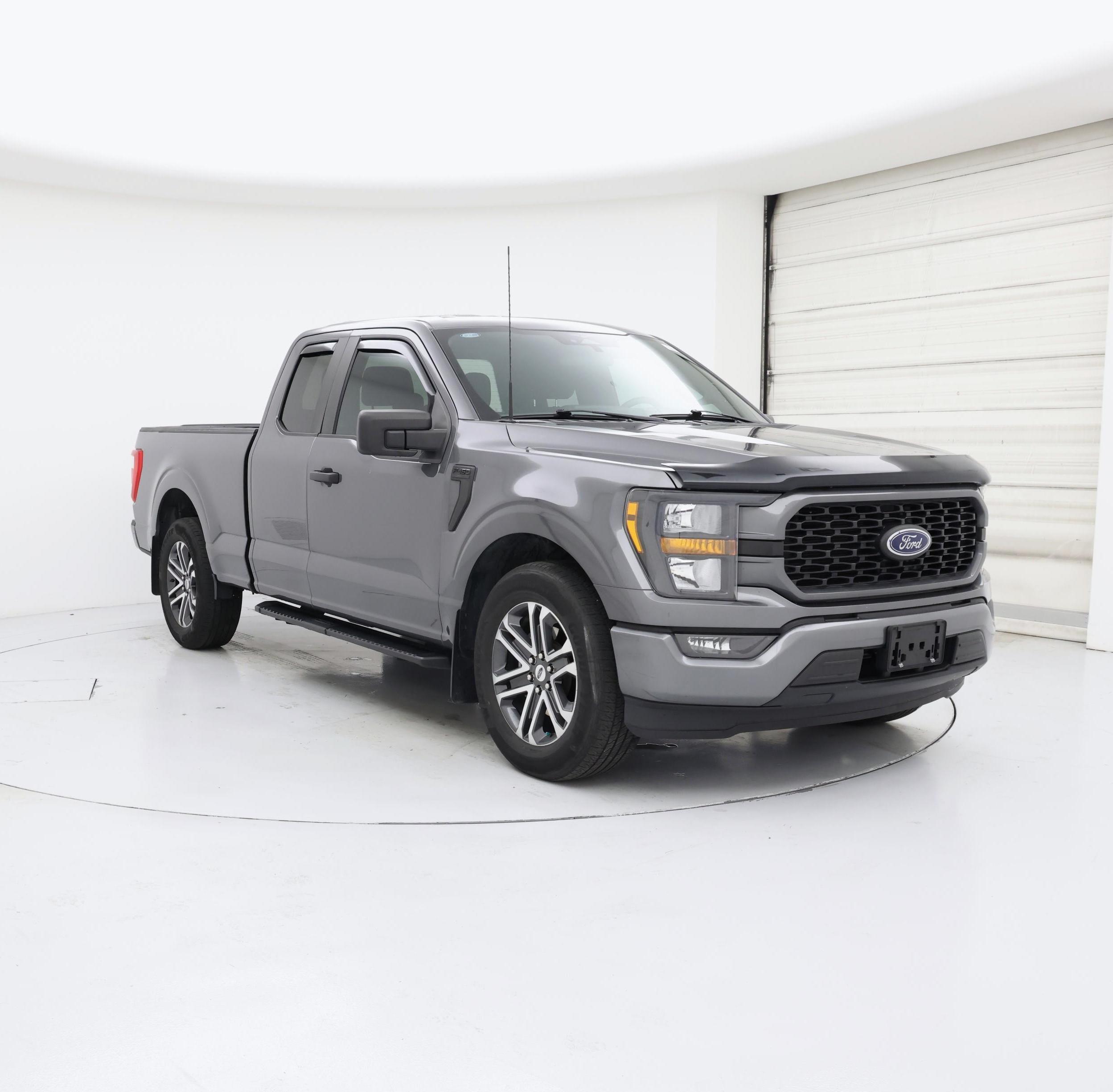 Gray 2023 Ford F-150 XLT SuperCab RWD Pickup Truck 4X2 Automatic