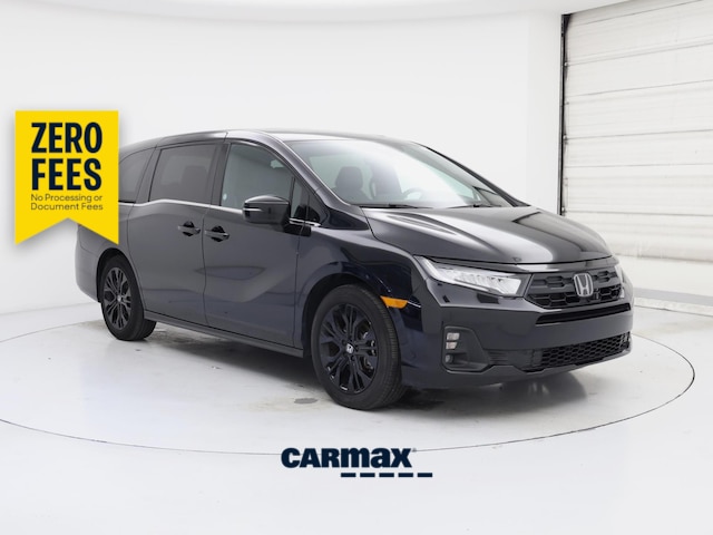Black 2025 Honda Odyssey Sport-L FWD Minivan Front-Wheel Drive Automatic