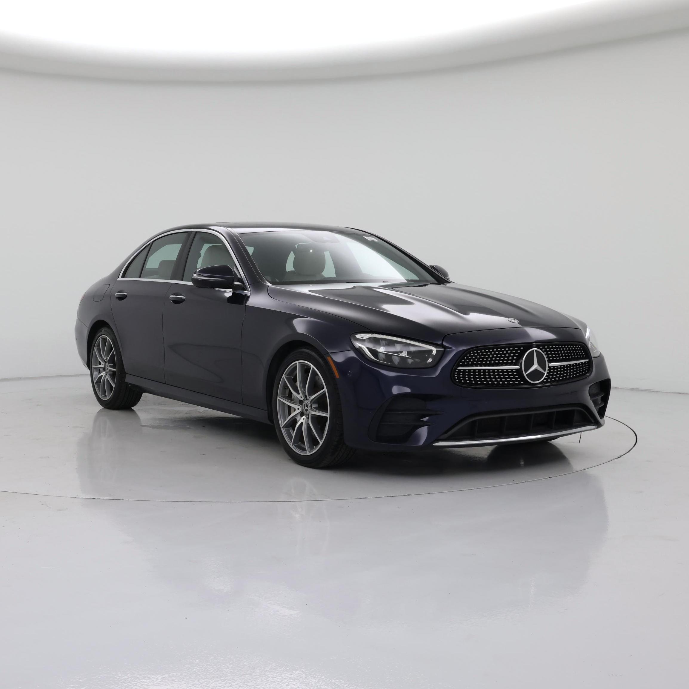 Blue 2021 Mercedes-Benz E-Class E 350 RWD Sedan Rear-Wheel Drive Automatic