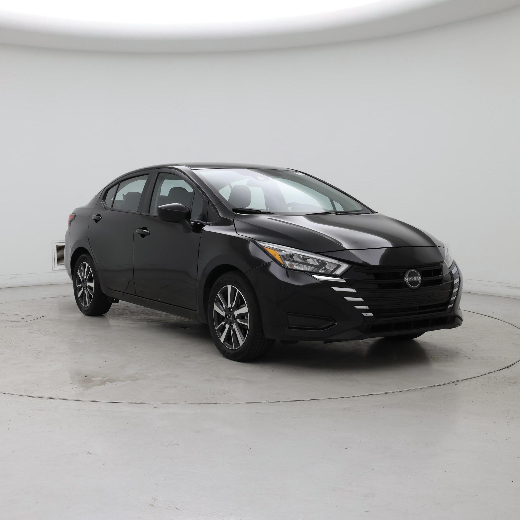 Black 2025 Nissan Versa Sedan Front-Wheel Drive Automatic