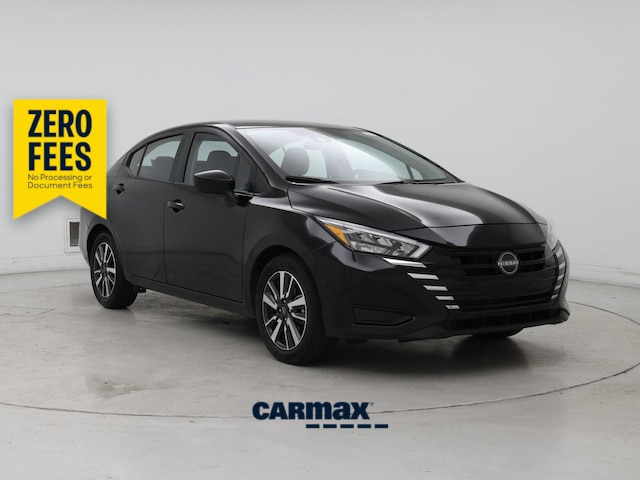 Black 2025 Nissan Versa Sedan Front-Wheel Drive Automatic