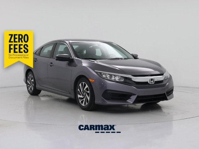 Gray 2018 Honda Civic Sedan Front-Wheel Drive Automatic