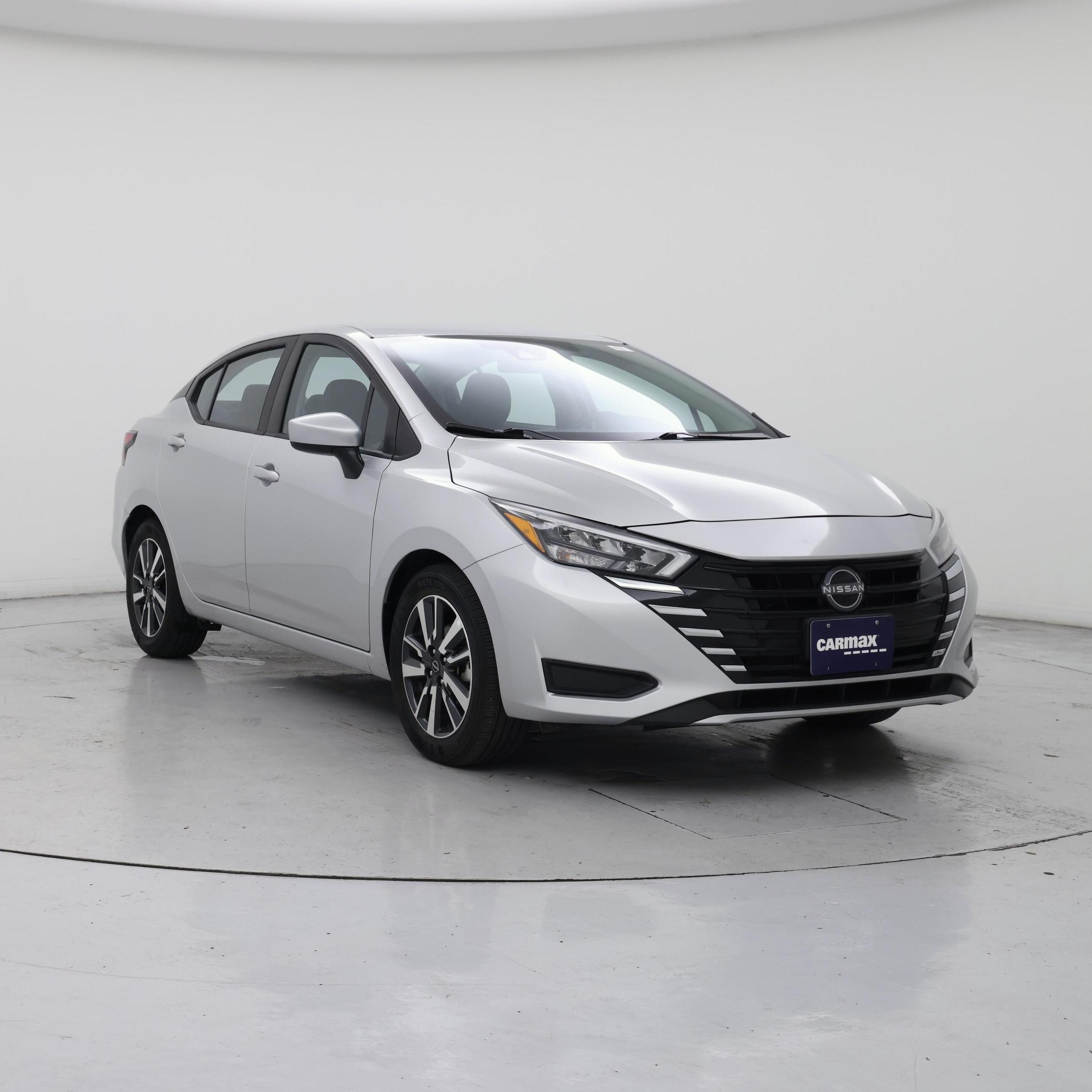 Silver 2025 Nissan Versa SV FWD Sedan Front-Wheel Drive Automatic