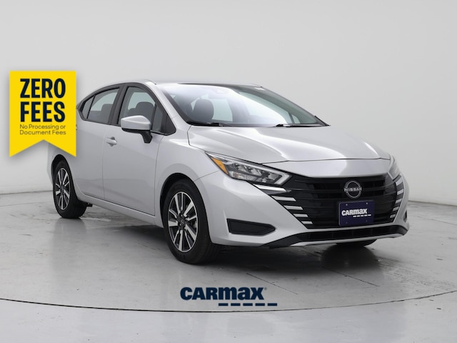 Silver 2025 Nissan Versa SV FWD Sedan Front-Wheel Drive Automatic