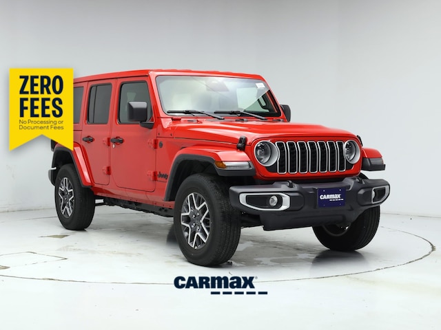 Red 2025 Jeep Wrangler Sahara 4-Door 4WD SUV / Crossover Four-Wheel Drive Automatic