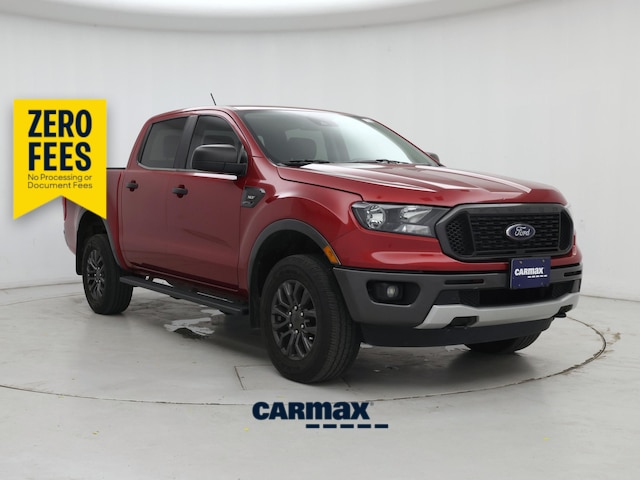 Red 2020 Ford Ranger Pickup Truck Four-Wheel Drive Automatic