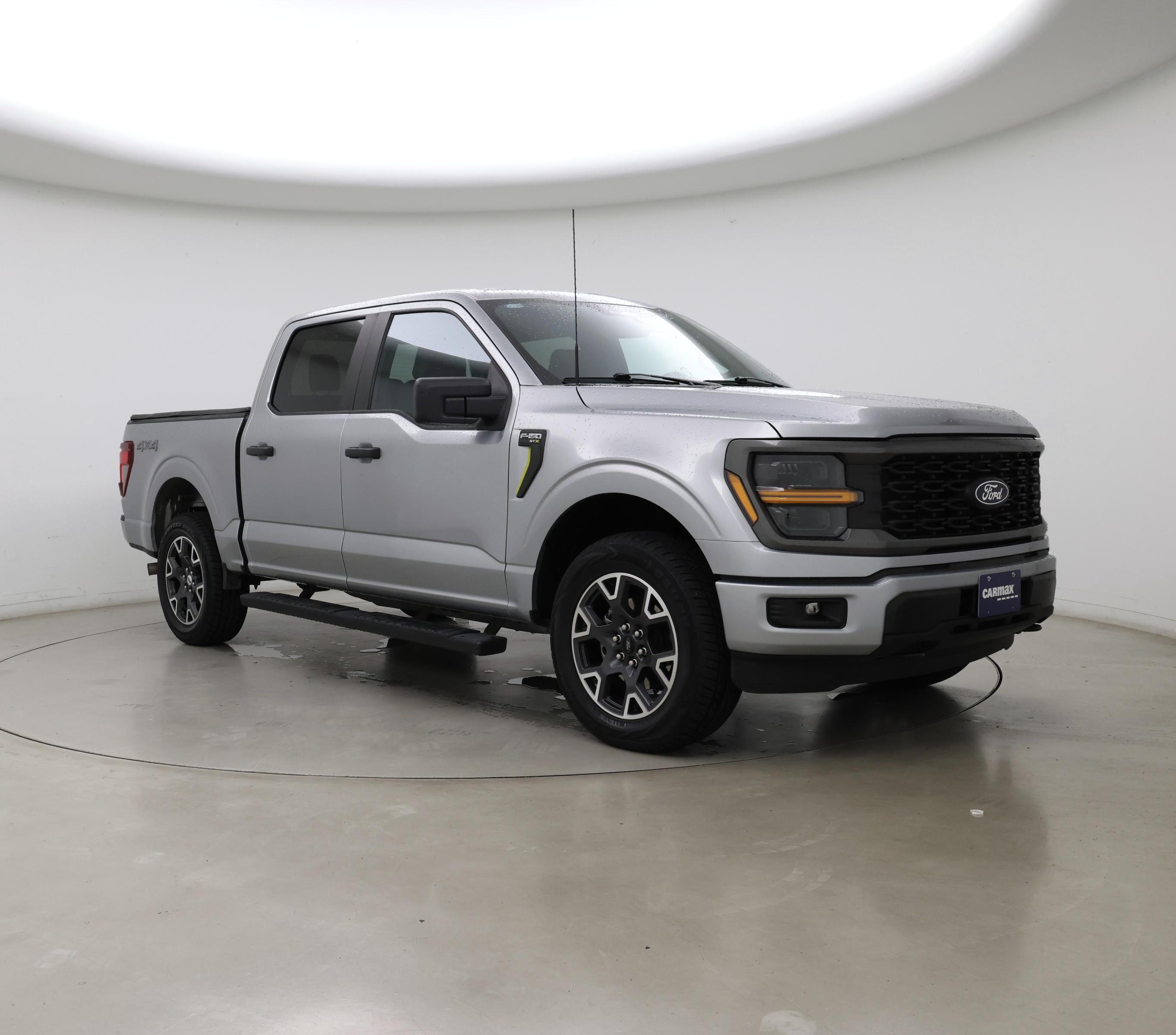 Silver 2024 Ford F-150 Pickup Truck Four-Wheel Drive Automatic