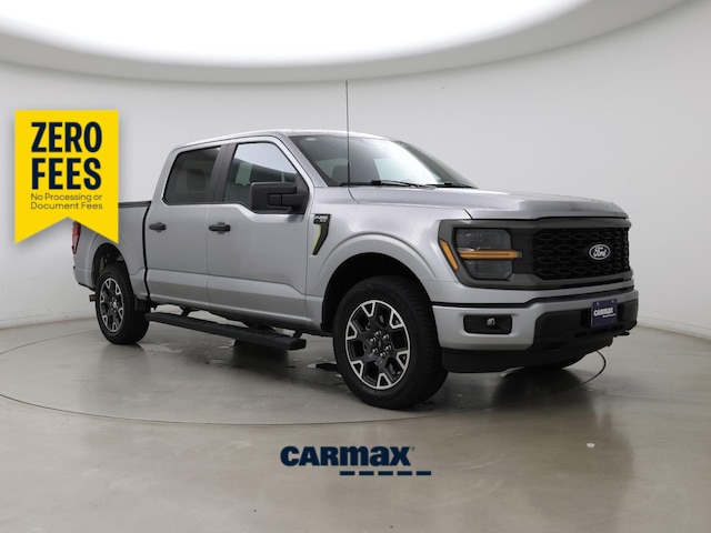 Silver 2024 Ford F-150 Pickup Truck Four-Wheel Drive Automatic